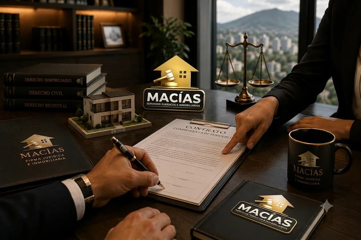 Firma de contrato de arrendamiento