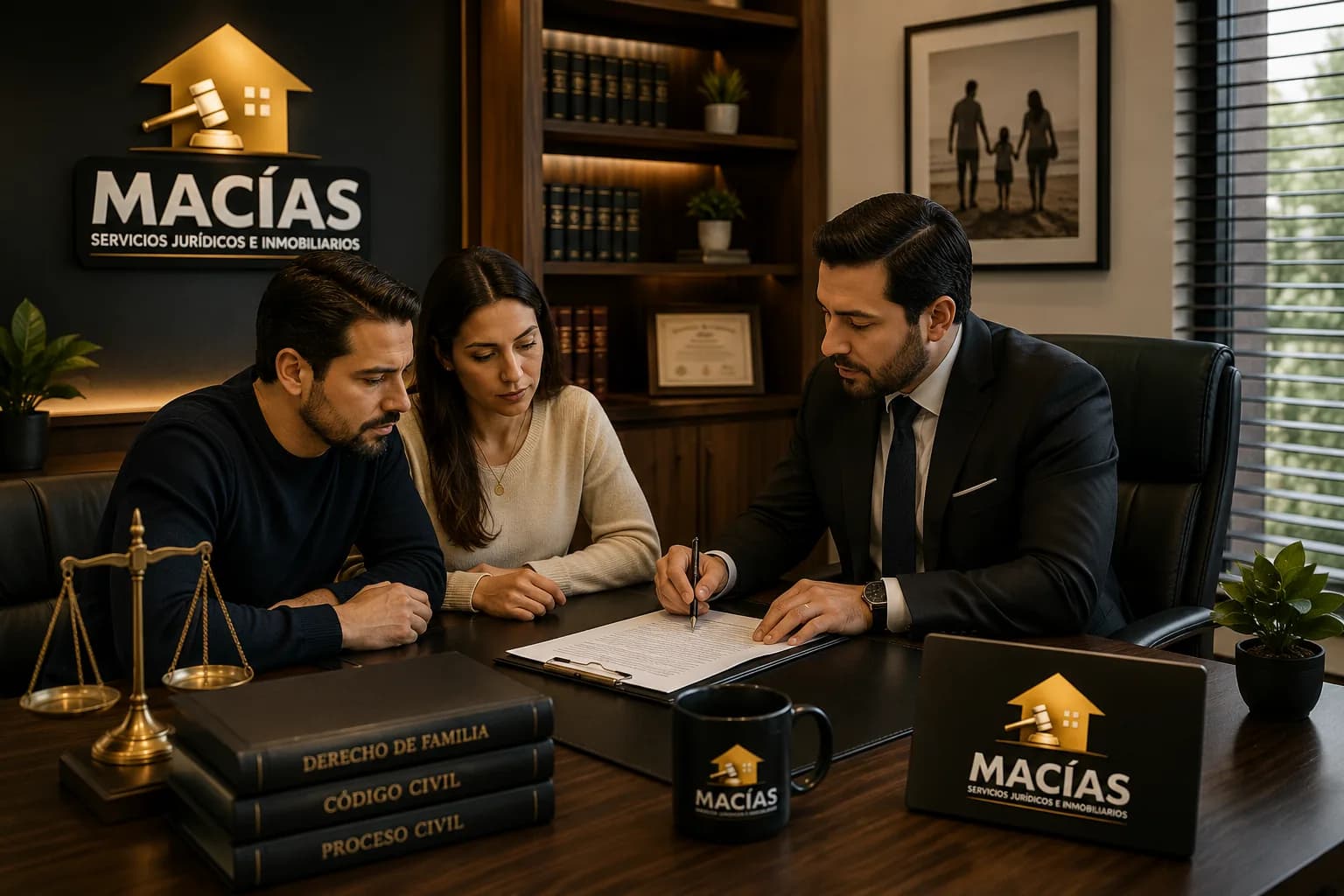 Familia protegida gracias a la asesoría en derecho de familia de MACÍAS en Armenia