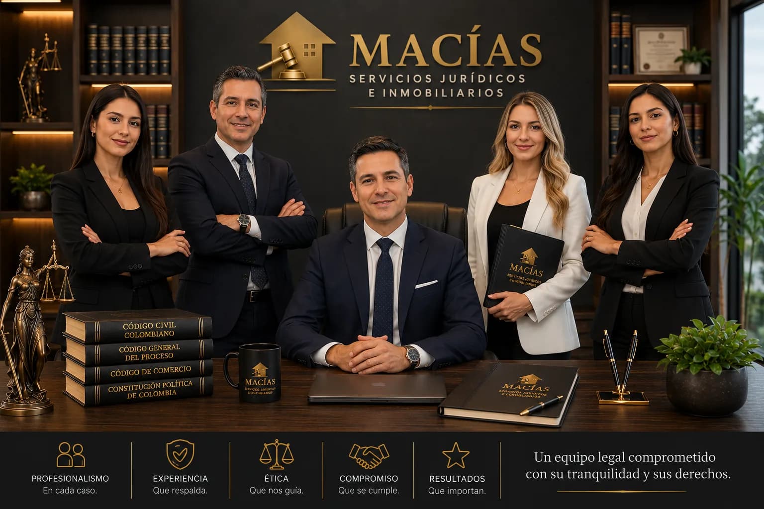Equipo de abogados de MACÍAS Firma Jurídica e Inmobiliaria en Armenia, Quindío Equipo de abogados de MACÍAS Firma Jurídica e Inmobiliaria en Armenia, Quindío